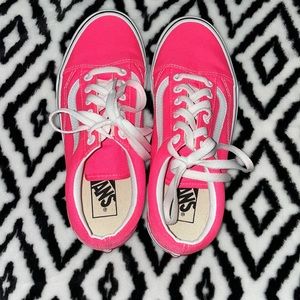 One time wear Hot pink Vans